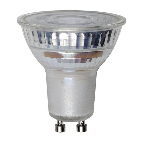 GU10 5,2W dimbar LED-pære - 440lm, 38°, glass, 3000K
