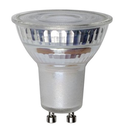 GU10 5,2W dimbar LED-pære - 470lm, 38°, 4000K, glass, MR16
