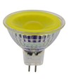 GU5.3 5W LED-pære, 12V - MR16, 38°, gul, glass