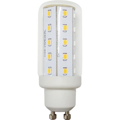 GU10 4W LED-pære, 8cm - 440lm, 4000K, glass, rørformet