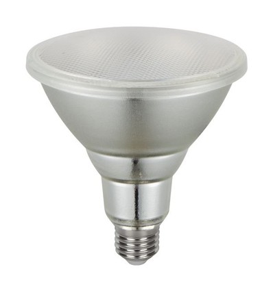 E27 11W dimbar PAR38 LED-pære - 1035lm, IP65, 2700K, 40 grader, glass