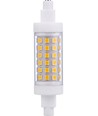 R7S 5W dimbar LED-pære - 470lm, 3000K, klar, keramikk