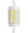 R7S 78mm / 11W LED-pære - 1600lm, 3000K, klart glass, keramikk
