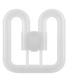8W GR10q LED-pære - 2D Sommerfuglrør, 4-pin, 960lm, glass, 3500K