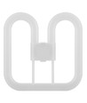 14W 2D / GR8 LED-pære - 2-pin, 1680lm, opal, Direkte/Ballast kompatibel