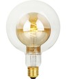 E27 4,9W LED Filament Double Globe G125 - 470lm, 2200K, dimbar, gullglass