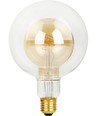 E27 4,9W LED Filament Double Globe G125 - 470lm, 2200K, dimbar, gullglass