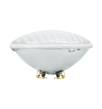 20W PAR56 LED-pære til svømmebasseng, 12V - 2000lm, 6500K, kaldhvitt lys, skruterminal, klart glass