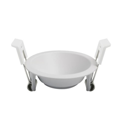 Deep-Deco hvit aluminium downlight-ring - For innbyggingsspot, rund