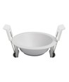Deep-Deco hvit aluminium downlight-ring - For innbyggingsspot, rund