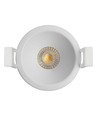 Deep-Deco hvit aluminium downlight-ring - For innbyggingsspot, rund