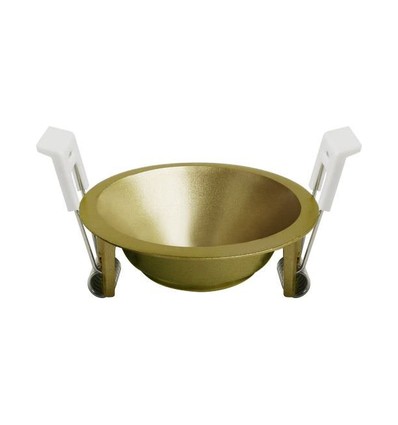 Deep-Deco innfellingsring - Gull, aluminium, rund, uten lyskilde