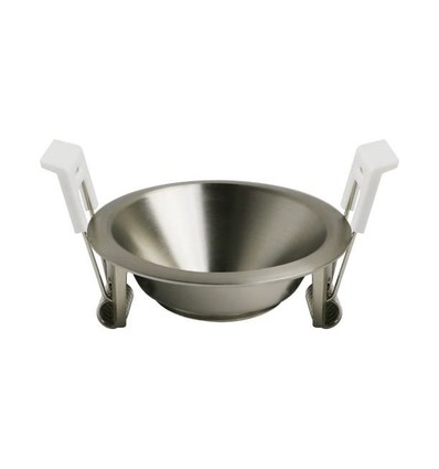 Deep-Deco innfellingsspot-ring - Mattsort krom, aluminium, uten lyskilde