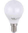 E14 5W LED kronepære - G45, 400lm, opalt glass
