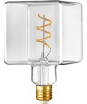 E27 4W LED Filament Ice Cube C95 dimbar - 270lm, 2500K, klart glass