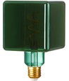 E27 4W dimbar LED-pære - Ice Cube C95, Metallic Grønn, Filament Flex, 2700K