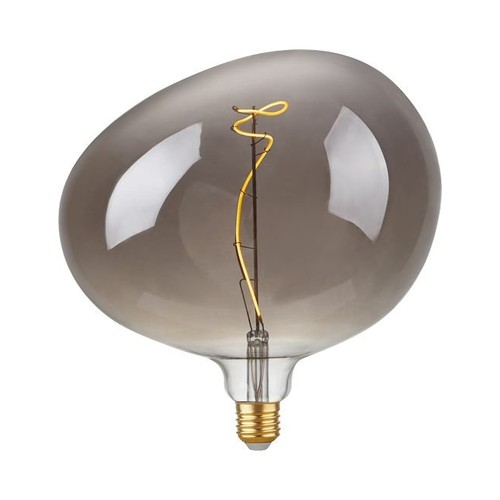 E27 4W dimbar LED filamentpære - G220, Flex Snoopy, Smoke, 2200K, 130lm