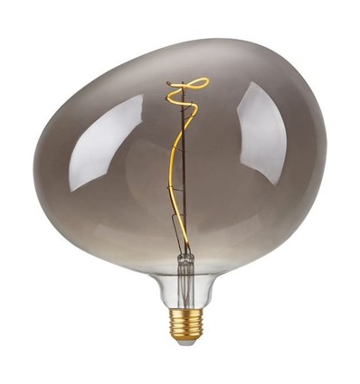 E27 4W dimbar LED filamentpære - G220, Flex Snoopy, Smoke, 2200K, 130lm