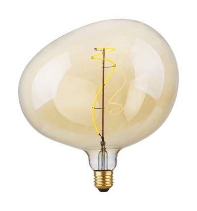 E27 4W Filament Flex Snoopy G220 - 240lm, 2200K, gullfarget glass, dimbar