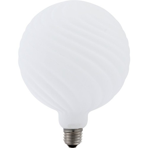 E27 6W XXL V150 dimbar LED-pære - 550lm, Filament, matthvit, 2500K