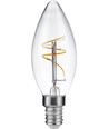 E14 1,5W Slim Flex Filament kronepære - C35, 150lm, 2200K, klart glass