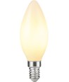 E14 2,5W dimbar LED kronepære - Filament, C35, 250lm, 2500K, opalglass