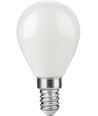 E14 2,9W dimbar LED kronepære - G45, opalt glass, 2700K, filament