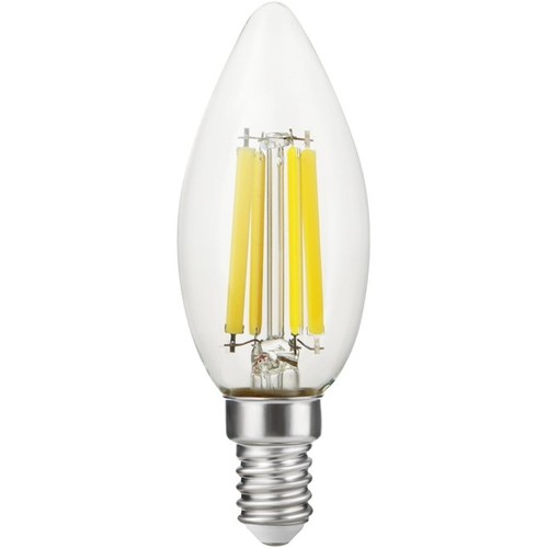 E14 7W dimbar LED kronepære - Filament, C35, 806lm, 2700K, klart glass