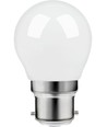 B22d 4,7W dimbar LED kronepære - G45, opalglass, 2700K, filament