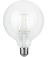 E27 2,5W dimbar LED filamentpære - G125 Globe, 250lm, 2500K, klart glass