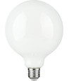 E27 4,7W dimbar LED globepære - G125, opalt glass, 2500K, filament