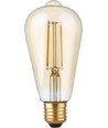 E27 2,9W dimbar LED Rustika-pære - ST64, filament, 2200K, gullglass, 250lm