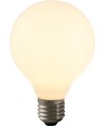 E27 4W dimbar LED globepære - G80, opalt glass, 2500K, filament