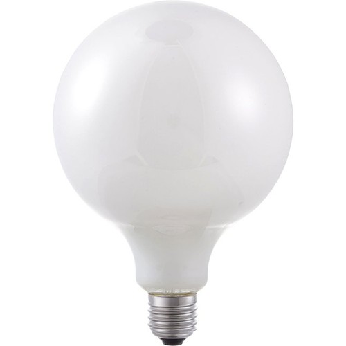 E27 6W dimbar LED globepære - G125, filament, opalt glass, 2500K