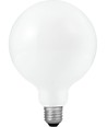 E27 8,5W dimbar LED globepære - G125, opalt glass, 810lm, 2500K filament