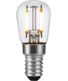 E14 1,5W LED filamentpære - 140lm, 2500K, klar, Pygmy 6cm