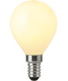E14 4W dimbar LED kronepære - G45, opalt glass, 2500K, 310lm