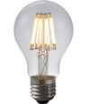 E27 6,5W dimbar LED-pære - Filament, A60, 630lm, 2500K, klart glass