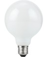 E27 5,5W dimbar LED globepære - G95, opalt glass, 2500K, filament