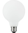 E27 5,5W dimbar LED-pære - G95, filament, matthvit, 550lm, 2500K