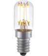 E14 3W dimbar LED rørpære - 5,5cm, filament, 2500K, klart glass