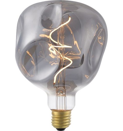 E27 4W XL Flex Mystery LED-pære - G125, 100lm, 2200K, Smoke, dimbar