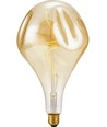 E27 4W XXL Filament LED-pære - A165, Mystery, dimbar, 2000K, gullfarget glass