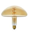 E27 4W dimbar LED filamentpære - XL Flex Mush, 200lm, 2000K, gullfarget glass