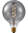 E27 4,5W dimbar LED-pære - G125, Filament Flex, Smoke, 2200K, 150lm