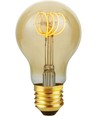 E27 4W dimbar LED filamentpære - A60, Flex, Gold, 2000K, 210lm