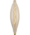 E27 4W XXL Flex filamentpære - 44cm, 2000K, gullfarget glass, dimbar