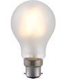 BA22d 5,5W dimbar LED-pære - A60, filament, matt glass, 2500K
