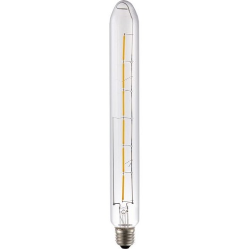 E27 5W dimbar LED filamentpære - Colorenta, 31,5cm, 2500K, klart glass, 500lm