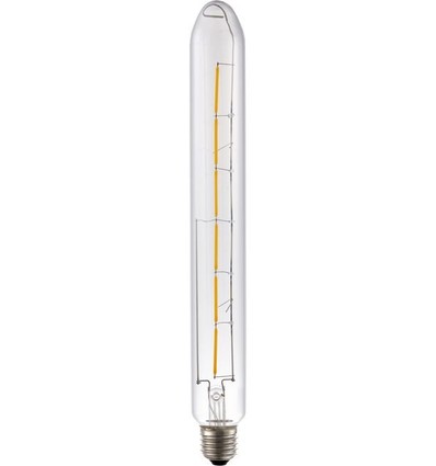 E27 5W dimbar LED filamentpære - Colorenta, 31,5cm, 2500K, klart glass, 500lm